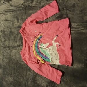 Carter's Baby Girl's Unicorn Long Sleeve Shirt